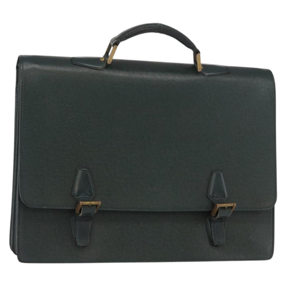 LOUIS VUITTON Taiga Tashkent Business Bag Epicea M30084 LV Auth bs32030