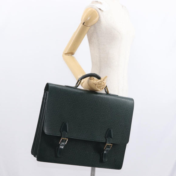 LOUIS VUITTON Taiga Tashkent Business Bag Epicea M30084 LV Auth bs32030