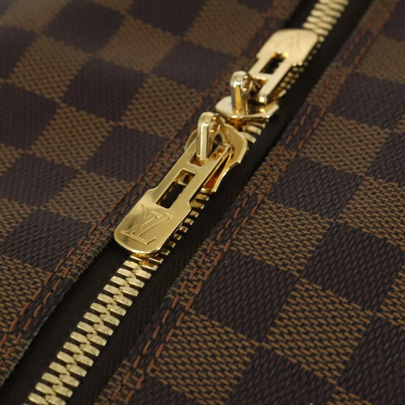 LOUIS VUITTON Damier Ebene Eall 60 Boston Bag N23203 LV Auth bs32032