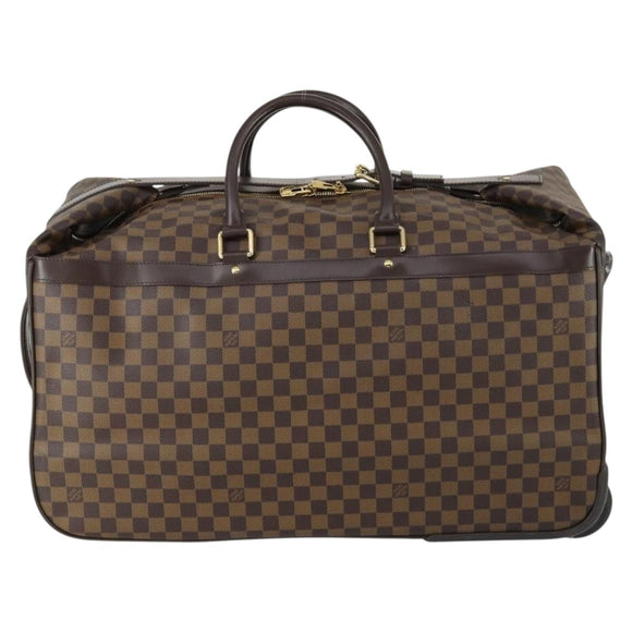 LOUIS VUITTON Damier Ebene Eall 60 Boston Bag N23203 LV Auth bs32032