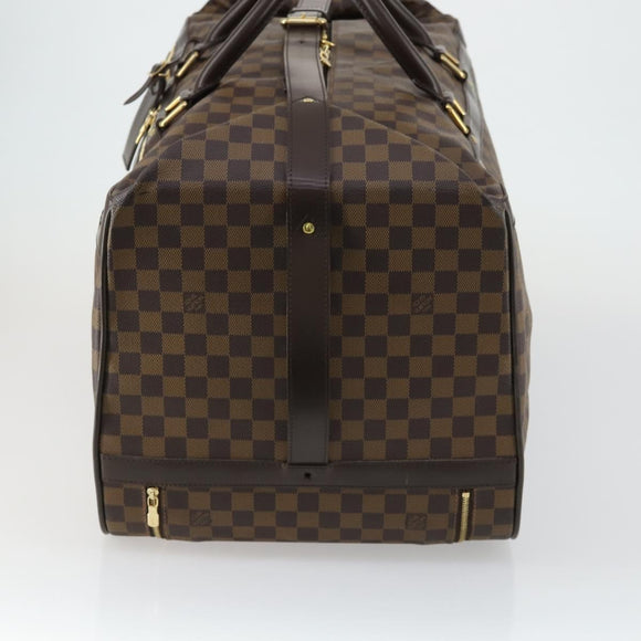 LOUIS VUITTON Damier Ebene Eall 60 Boston Bag N23203 LV Auth bs32032
