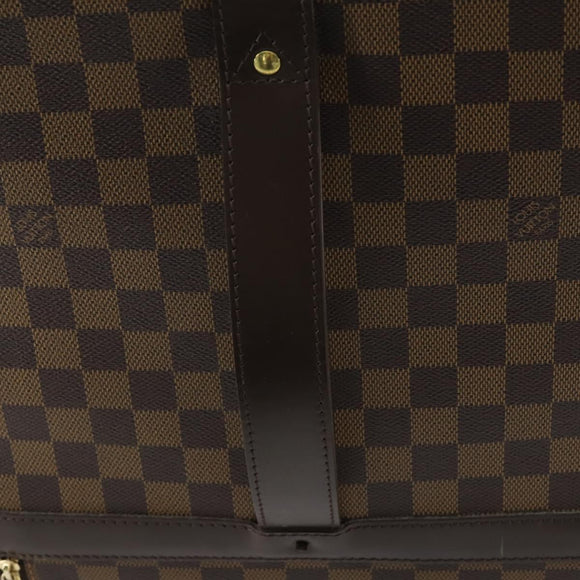 LOUIS VUITTON Damier Ebene Eall 60 Boston Bag N23203 LV Auth bs32032