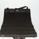 Salvatore Ferragamo Garment Cover Leather Brown Silver Auth bs32033-10