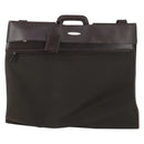Salvatore Ferragamo Garment Cover Leather Brown Silver Auth bs32033-2