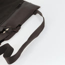 Salvatore Ferragamo Garment Cover Leather Brown Silver Auth bs32033-7