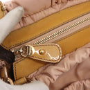 Salvatore Ferragamo Vala Hand Bag Nylon 2way Pink Gold Auth bs32036-17