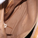 Salvatore Ferragamo Vala Hand Bag Nylon 2way Pink Gold Auth bs32036-19