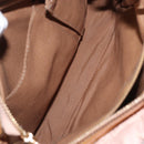 Salvatore Ferragamo Vala Hand Bag Nylon 2way Pink Gold Auth bs32036-22