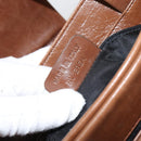 BVLGARI Tote Bag Nylon Leather Orange Gold Auth bs32037-12