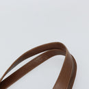 BVLGARI Tote Bag Nylon Leather Orange Gold Auth bs32037-8