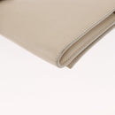 Chloe Chain Shoulder Bag Leather Beige Gold Auth bs32038-13