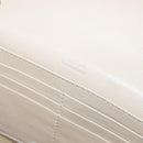 Chloe Chain Shoulder Bag Leather Beige Gold Auth bs32038-16