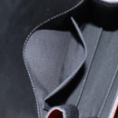 VALENTINO Shoulder Bag Leather Black Silver Auth bs32041V-24