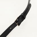 VALENTINO Shoulder Bag Leather Black Silver Auth bs32041V-8