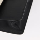 PRADA Chain Shoulder Bag Leather White Silver Auth bs32042-15