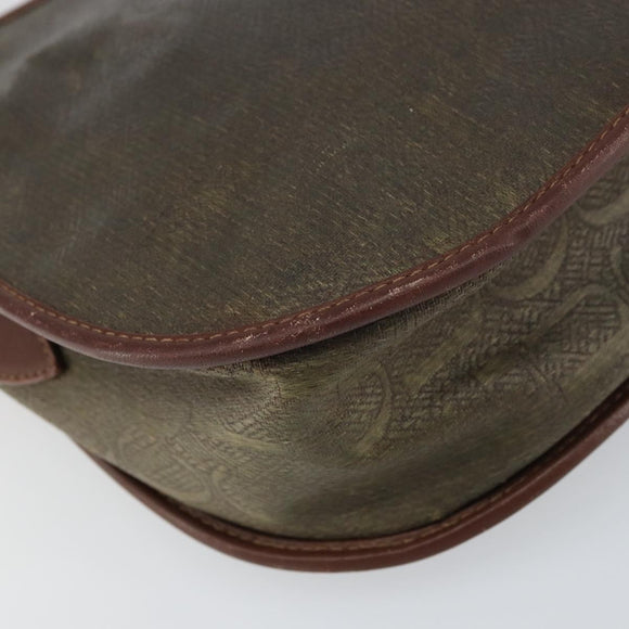 GUCCI Shoulder Bag Canvas Brown Gold 001 23 1036 Auth bs32044