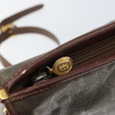 GUCCI Shoulder Bag Canvas Brown Gold 001 23 1036 Auth bs32044-10