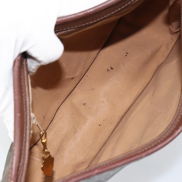 GUCCI Shoulder Bag Canvas Brown Gold 001 23 1036 Auth bs32044