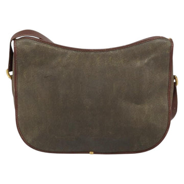 GUCCI Shoulder Bag Canvas Brown Gold 001 23 1036 Auth bs32044 - 0