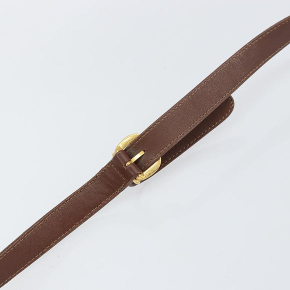 GUCCI Shoulder Bag Canvas Brown Gold 001 23 1036 Auth bs32044