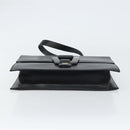 GUCCI Shoulder Bag Leather outlet Black Silver Auth bs32045-10