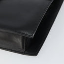GUCCI Shoulder Bag Leather outlet Black Silver Auth bs32045-11