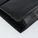 GUCCI Shoulder Bag Leather outlet Black Silver Auth bs32045-12