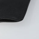 GUCCI Web Sherry Line Clutch Bag Leather Black Gold 428758 Auth bs32046-15