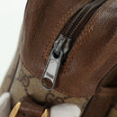 GUCCI GG Supreme Web Sherry Line Bag PVC Beige Gold 904 02 064 Auth bs32049-24