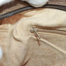 GUCCI GG Supreme Web Sherry Line Bag PVC Beige Gold 904 02 064 Auth bs32049-28