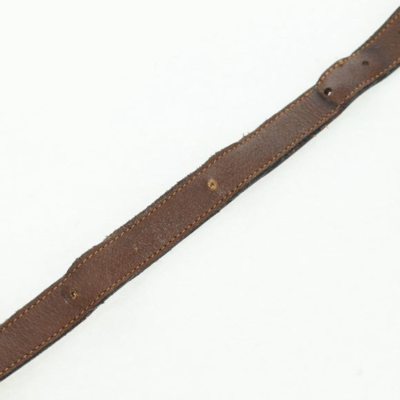 GUCCI GG Supreme Web Sherry Line Bag PVC Beige Gold 904 02 064 Auth bs32049