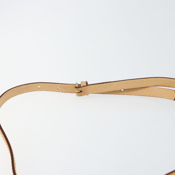 GUCCI Micro GG Supreme Shoulder Bag PVC Beige Gold 07 37 5575 Auth bs32050