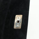 GUCCI Bamboo Hand Bag Enamel 2way Black Gold 015 1046 3304 Auth bs32052-20