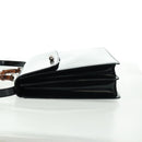 GUCCI Bamboo Hand Bag Enamel 2way Black Gold 015 1046 3304 Auth bs32052-4