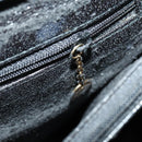 GUCCI Bamboo Hand Bag Leather Black Gold 002 123 0322 Auth bs32053-20