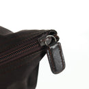 GUCCI Bamboo Hand Bag Nylon Brown Silver 002 3754 0412 Auth bs32055-16