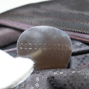 GUCCI Bamboo Hand Bag Nylon Brown Silver 002 3754 0412 Auth bs32055-21