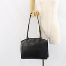 GUCCI Shoulder Bag Leather Black Gold 002 1998 0346 Auth bs32056-22