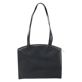 GUCCI Shoulder Bag Leather Black Gold 002 1998 0346 Auth bs32056 - 0