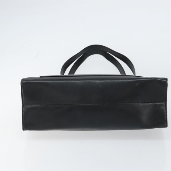 GUCCI Shoulder Bag Leather Black Gold 002 1998 0346 Auth bs32056