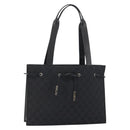 GUCCI GG Canvas Tote Bag Black Gold 002 1053 Auth bs32057-1