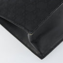 GUCCI GG Canvas Tote Bag Black Gold 002 1053 Auth bs32057-11