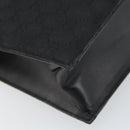 GUCCI GG Canvas Tote Bag Black Gold 002 1053 Auth bs32057-13