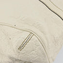 GUCCI GG Canvas Guccissima Guccissima Tote Bag Leather White Gold Auth bs32060-11