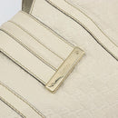 GUCCI GG Canvas Guccissima Guccissima Tote Bag Leather White Gold Auth bs32060-14