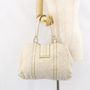 GUCCI GG Canvas Guccissima Guccissima Tote Bag Leather White Gold Auth bs32060-22