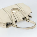 GUCCI GG Canvas Guccissima Guccissima Tote Bag Leather White Gold Auth bs32060-6