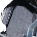 Salvatore Ferragamo Gancini Shoulder Bag Nylon Black Silver Auth bs32062-16