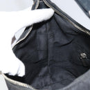 Salvatore Ferragamo Gancini Shoulder Bag Nylon Black Silver Auth bs32062-18