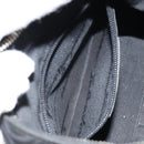 Salvatore Ferragamo Gancini Shoulder Bag Nylon Black Silver Auth bs32062-20